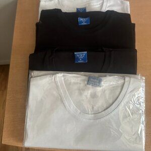 White and Black Tee's